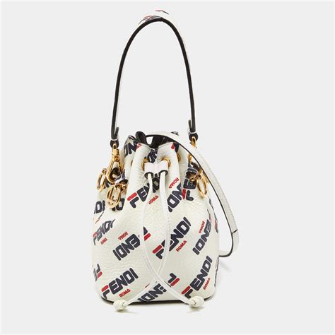 fendi collabs|fendi fila bucket bag.